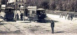 2281- Oran - Place d'Armes - Cercle des Officiers et Station Trams2 - 1910